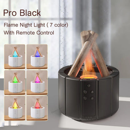 Manoora™ - Simulated Flame Aroma Diffuser Air Humidifier