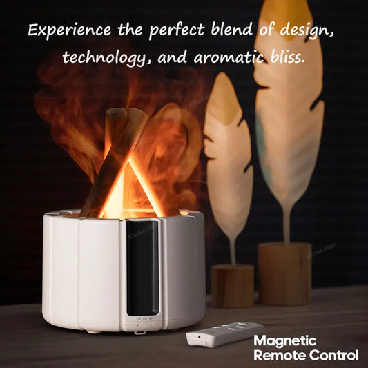 Manoora™ - Simulated Flame Aroma Diffuser Air Humidifier