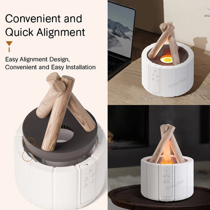 Manoora™ - Simulated Flame Aroma Diffuser Air Humidifier