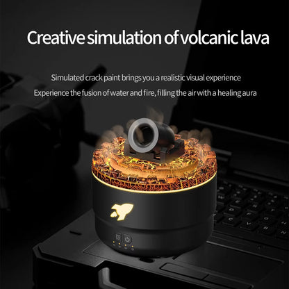 Manoora™ - Cannon Blast Aroma Humidifier with Volcanic Crack Light